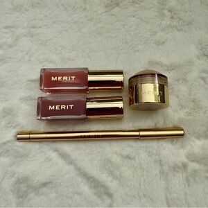 Merit Lip & Cheek LOT!